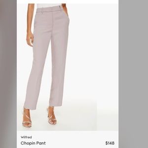 Aritzia Wilfred Chopin Dress Pant Size 2 BLACK